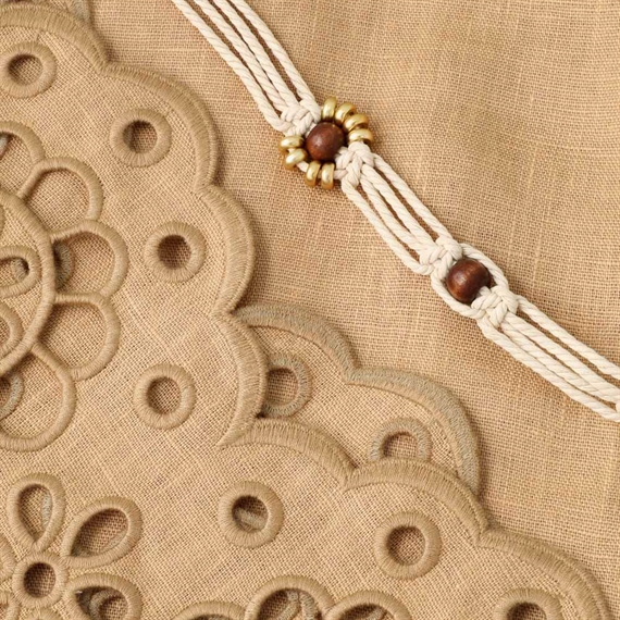 Zimmermann Awaken Embroidered Kick Flare Bukser, Straw 